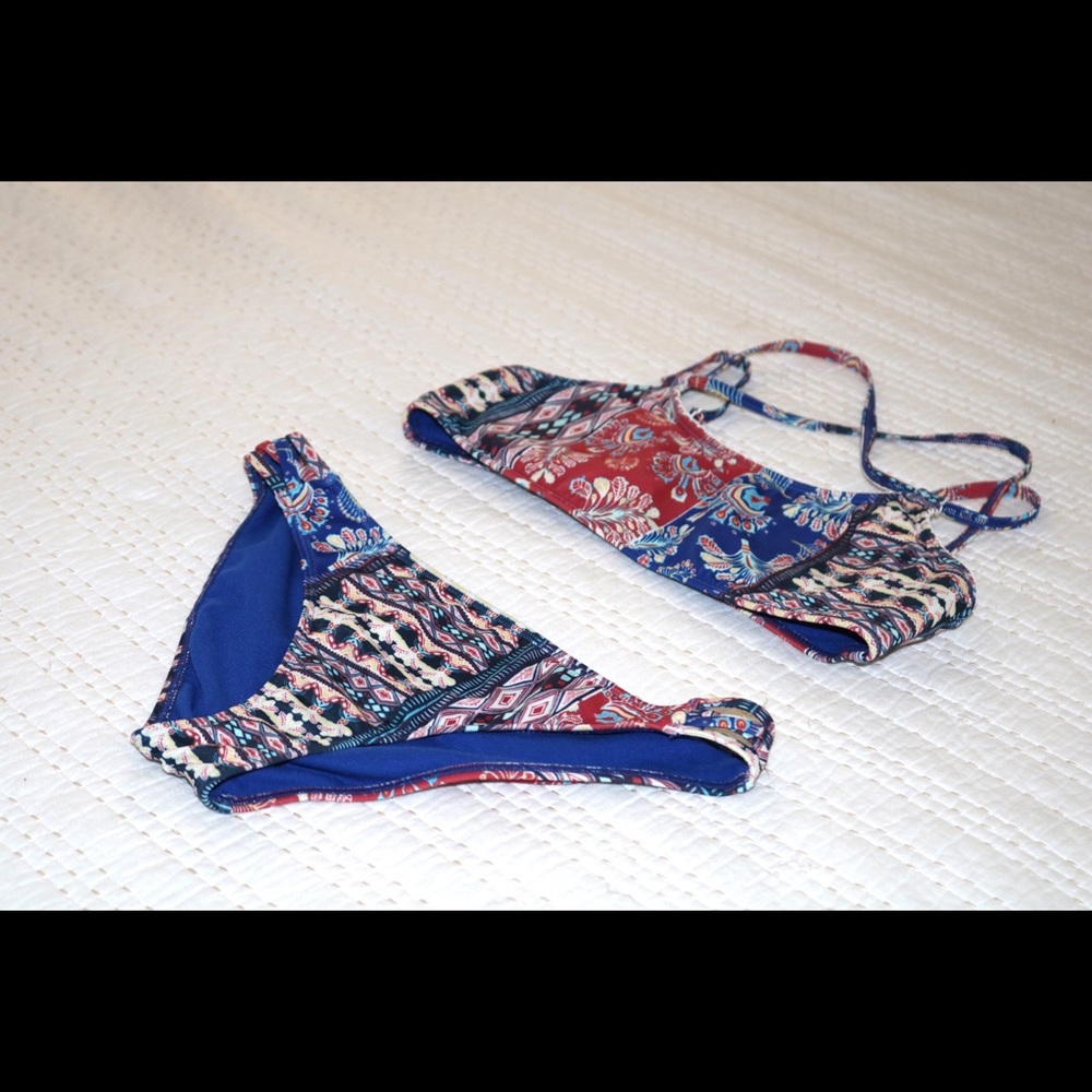 Patterned Roxy Bikini